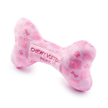 Load image into Gallery viewer, Haute Diggity Dog - Pink Checker Chewy Vuiton Bone
