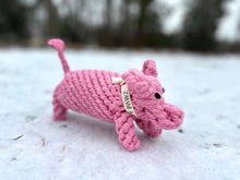 Load image into Gallery viewer, Knotty Pawz - Pinky Piggy Rope Dog Toy/Jouet en corde pour chien Pinky Piggy
