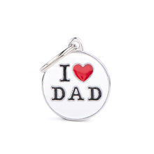 Load image into Gallery viewer, My Family Dog Tags (Charms) - I Love
