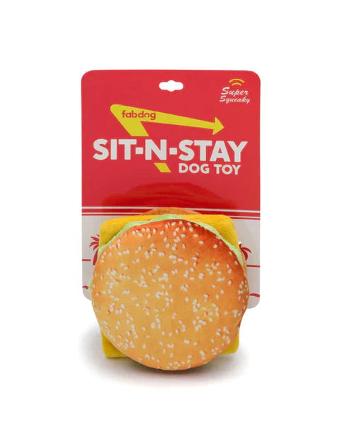 FabDog® Foodies - Sit N Stay Cheeseburger