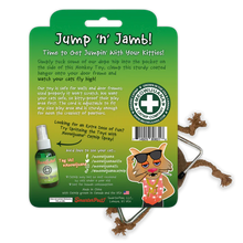 Load image into Gallery viewer, MEOWIJUANA BY SMARTERPAW® TOYS Jump &#39;n&#39; Jamb - Get The Monkey Off Your Back - Refillable Catnip Swinging Toy
