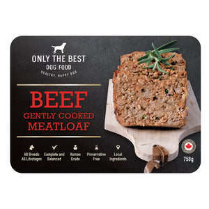 Only The Best – Gently Cooked Meatloaf for Dogs/Pain de viande cuit doucement pour chiens (750g)