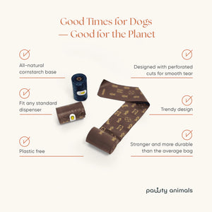 Pooie Vuiton - Extra Thick Eco-Friendly Dog Waste Bags