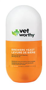 Vet Worthy® Brewers Yeast Promotes Healthy Skin & Coat in Dogs (300ct)