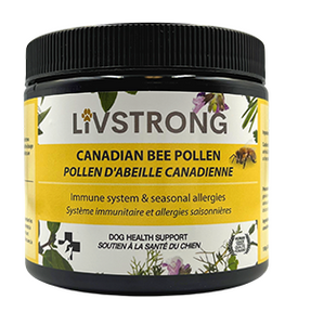 LIVSTRONG Canadian Bee Pollen Immune System & Seasonal Allergies Dog & Cat Health Support (150g)