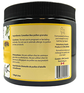 LIVSTRONG Canadian Bee Pollen Immune System & Seasonal Allergies Dog & Cat Health Support (150g)