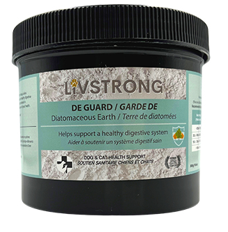 LIVSTRONG DE Guard Diatomaceous Earth Health Support for Dogs & Cats (300g)