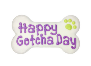 Bosco & Roxy 6" Happy Gotcha Day Bone shaped Dog Treat