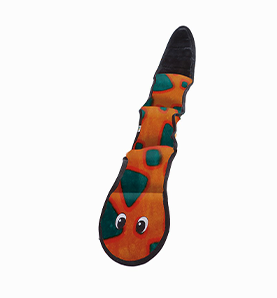 Outward Hound® Invincibles Snake 3 Squeakers Red 24"
