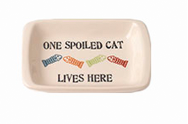 PetRageous® One Spoiled Pet Cat Saucer 2.5 oz