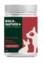 Load image into Gallery viewer, BOLD by NATURE Mushroom Blend Supplement for Cats and Dogs (150gm)
