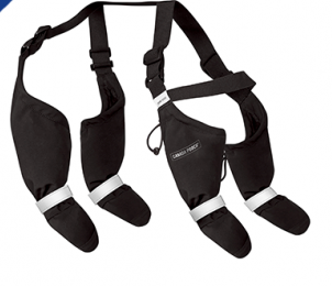 Canada Pooch® Suspender Boots - Black