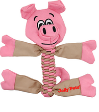Load image into Gallery viewer, Jolly Pets© Animal Flatheads Nylon Dog Toys
