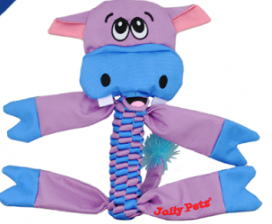 Jolly Pets© Animal Flatheads Nylon Dog Toys