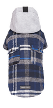 Load image into Gallery viewer, Canada Pooch® The Shacket Blue Plaid
