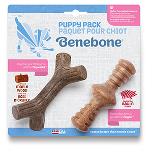 Benebone® Puppy Maplestick & Zaggler Bacon Flavor (2 Pack) Dog Chew