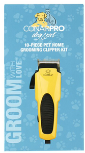 ConairPro 10pc Pet Home Grooming Clipper Kit