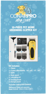 ConairPro 10pc Pet Home Grooming Clipper Kit