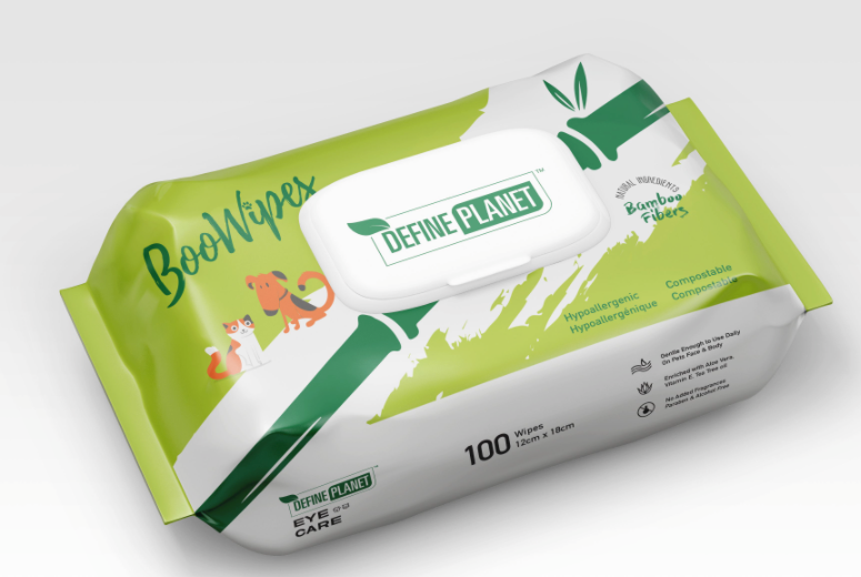 Define Planet Bamboo Fiber BooWipes (100pk)
