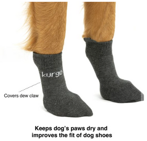 Kurgo Blaze Dog Socks Grey Set Of 4