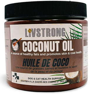 LIVSTRONG Coconut Oil Dog & Cat Health Support (400g)