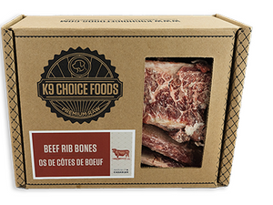 K9 Choice Foods® Beef Rib Bones Frozen Dog Treat 3 lb