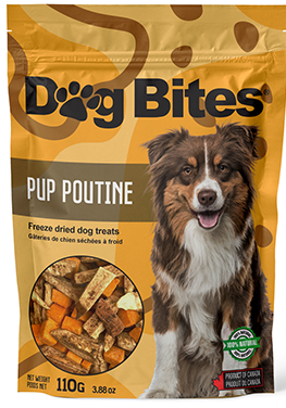 Dog Bites® Pup Poutine Freeze-Dried Dog Treats (110g)