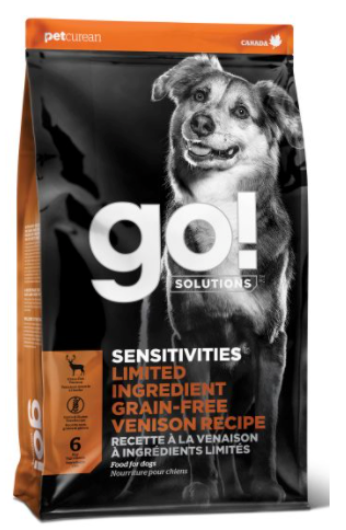 Go Sensitivities™ - Limited Ingredient Grain Free Venison Dog Food/Nourriture pour chiens de venaison sans céréales à ingrédients limités