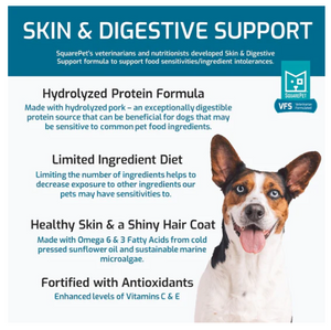 SquarePet -Skin & Digestive Support Dry Dog Food