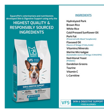 Charger l&#39;image dans la galerie, SquarePet -Skin &amp; Digestive Support Dry Dog Food
