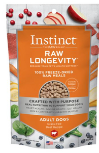 Instinct Longevity Freeze Dried Raw Meals Beef Dog (5oz)
