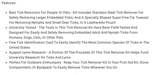 TickCheck - Premium Tick Remover Kit