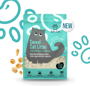 Dofu Cat™ - Cereal Cat Litter/Litiere pour chats aux cereales