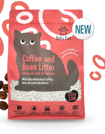 Dofu Cat™ - Coffee & Bean Cat Litter/Litiere de cafe et haricots