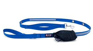 Smoochy Poochy 1'x6ft - Reflective Hands Free Leash/Laisse mains libres réfléchissante