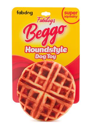 FabDog® Foodies - Beggo Waffle Dog Toy