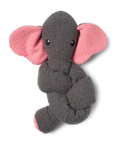 FabDog® Twisties - Elephant Dog Toy