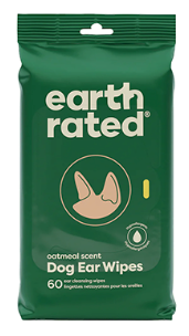 earth rated® Ear Cleansing Wipes/Lingettes nettoyantes pour les oreilles (60ct)