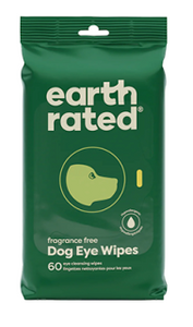 earth rated® Eye Wipes/Lingettes nettoyantes pour les yeux (60ct)