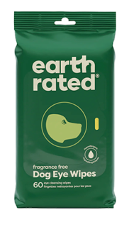 earth rated® Eye Wipes/Lingettes nettoyantes pour les yeux (60ct)