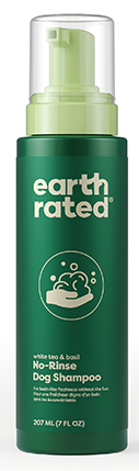 earth rated® No-Rinse Dog Shampoo/Shampoing pour chien sans rinçage (7oz)