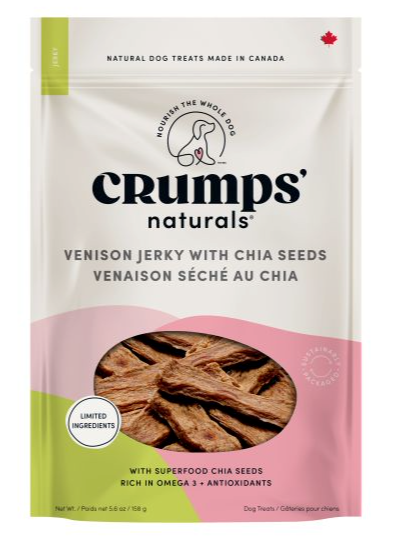 Crumps' Naturals® - Venison Jerky w/Chia seeds/Venaison seche au chia (158g)