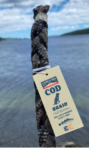 Land & Sea - Cod Skins 100% Natural Dog Treats - 12" Braids