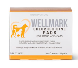 Wellmark - Chlorhexidine Pads/Tampons de chlorhexidine (50)