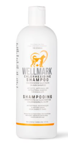 Wellmark -  Chlorhexidine Shampoo/Shampoing contre la Chlorhexidine (437ml)