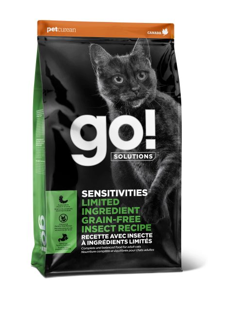 Go Solutions™ - LID Grain Free Insect Cat Food/Nourriture pour chats sans céréales et aux insectes (12lb)