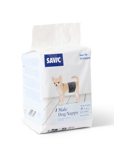 Savic™- Male Dog Nappy Diapers/Couches pour chiens mâles