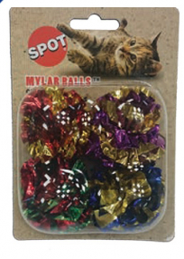 Spot® Mylar Balls Cat Toy/Jouet pour chat en boules de Mylar (4p)