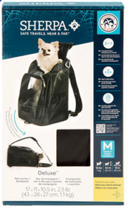 Sherpa® Deluxe™ Guarenteed On Board® Convertible Pet Carrier & Backpack/Sac de transport et sac à dos convertible pour animaux de compagnie