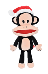 Multipet™ Paul Frank® - Julius the Monkey with Santa Hat Dog Toy/Jouet pour chien Julius le singe avec un chapeau de père Noël